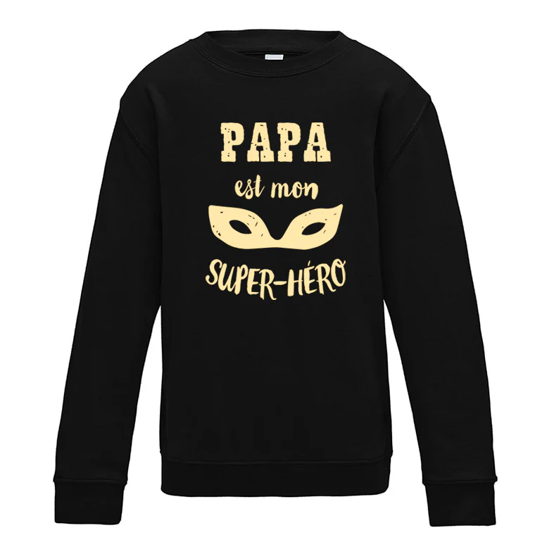 Sweat Enfant PAPA SUPER HERO