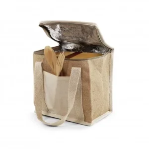 Sac isotherme en jute – 20x16x23cm – NATURLUNCH