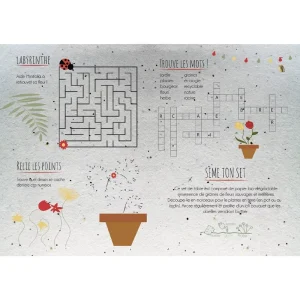 Set de table à planter biodégradable avec graines – HAPPYFLOWER