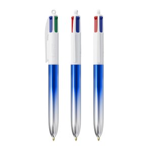 Stylo bille 4 couleurs effet métallique – BIC 4 COLOURS BICOLOR