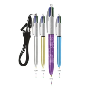 Stylo bille 4 couleurs brillant – BIC 4 COLOURS SHINE