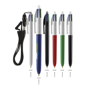 Stylo bille 4 couleurs – BIC 4 COLOURS