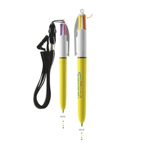 Stylo bille 4 couleurs avec couleurs encres tendances – BIC 4 COLOURS SUN