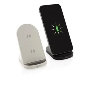 Support sans fil double bobine en plastique recyclé – 15W – BONO