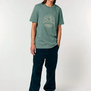 Tee-shirt Bio Homme « Zen » jade