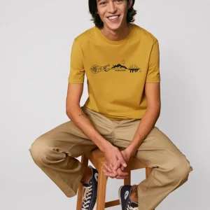 Tee-shirt Bio Homme « Life » ocre