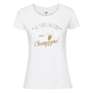 T-shirt ACCRO AU CHAMPAGNE