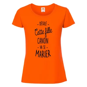 T-shirt CANON VA SE MARIER