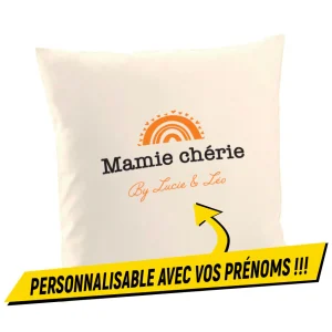 Coussin MAMIE / PAPY CHÉRI(E)