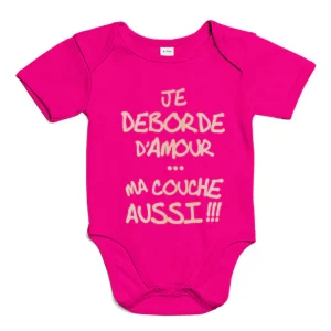 Body bébé TROP D'AMOUR