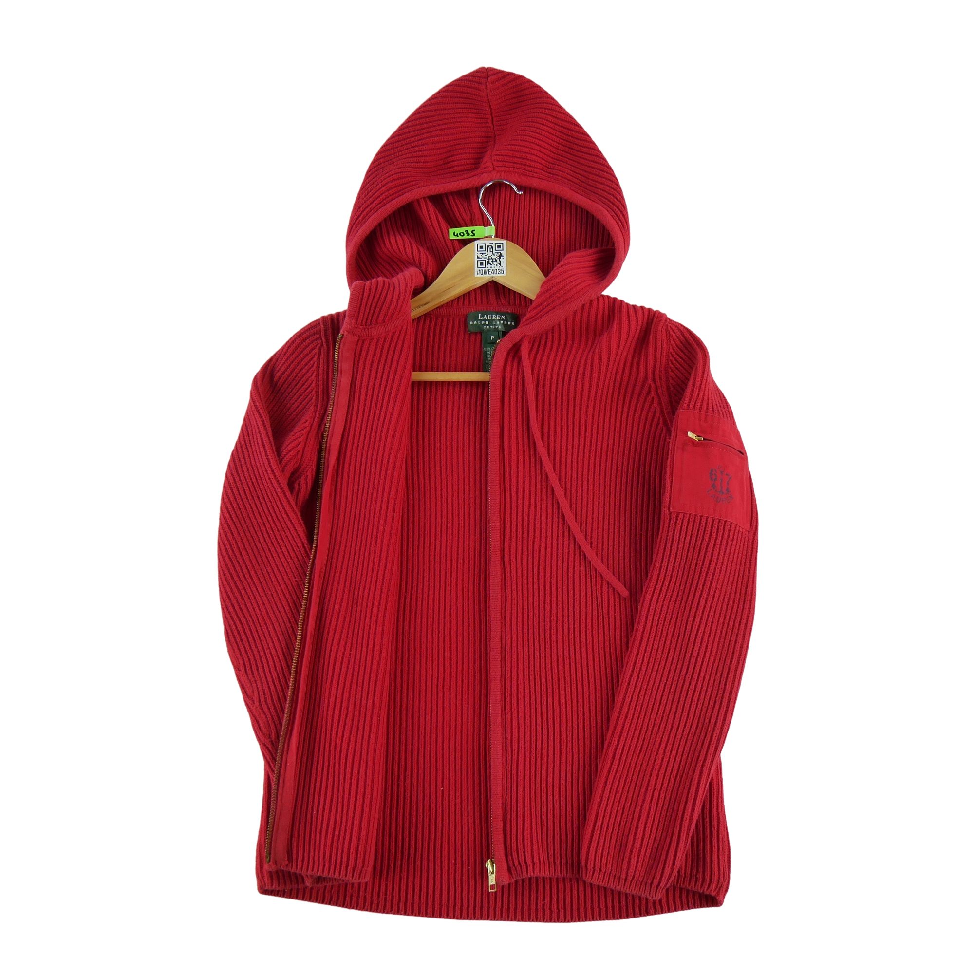 Sweat à capuche Femme full zip – Image 3