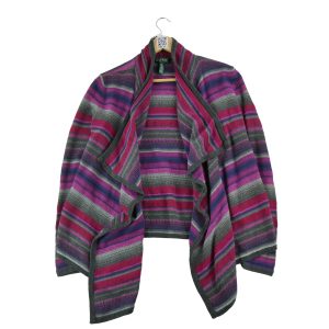 Gilet Femme  en lin cardigan Violet