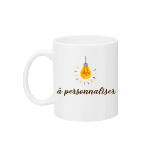 Tasse porcelaine ou mug personnalisé impression comprise