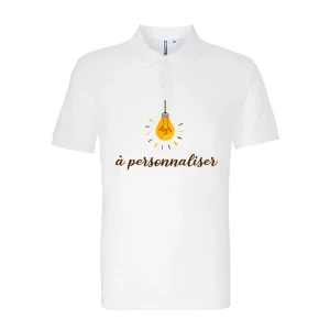 Polo homme à personnaliser :