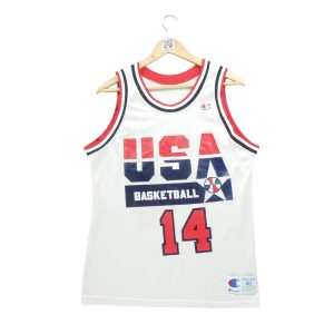 Maillot Homme  1992 USA Dream Team Blanc