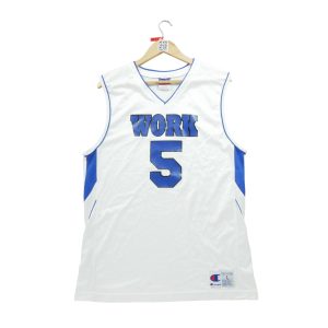 Maillot Homme  Work Basketball Blanc