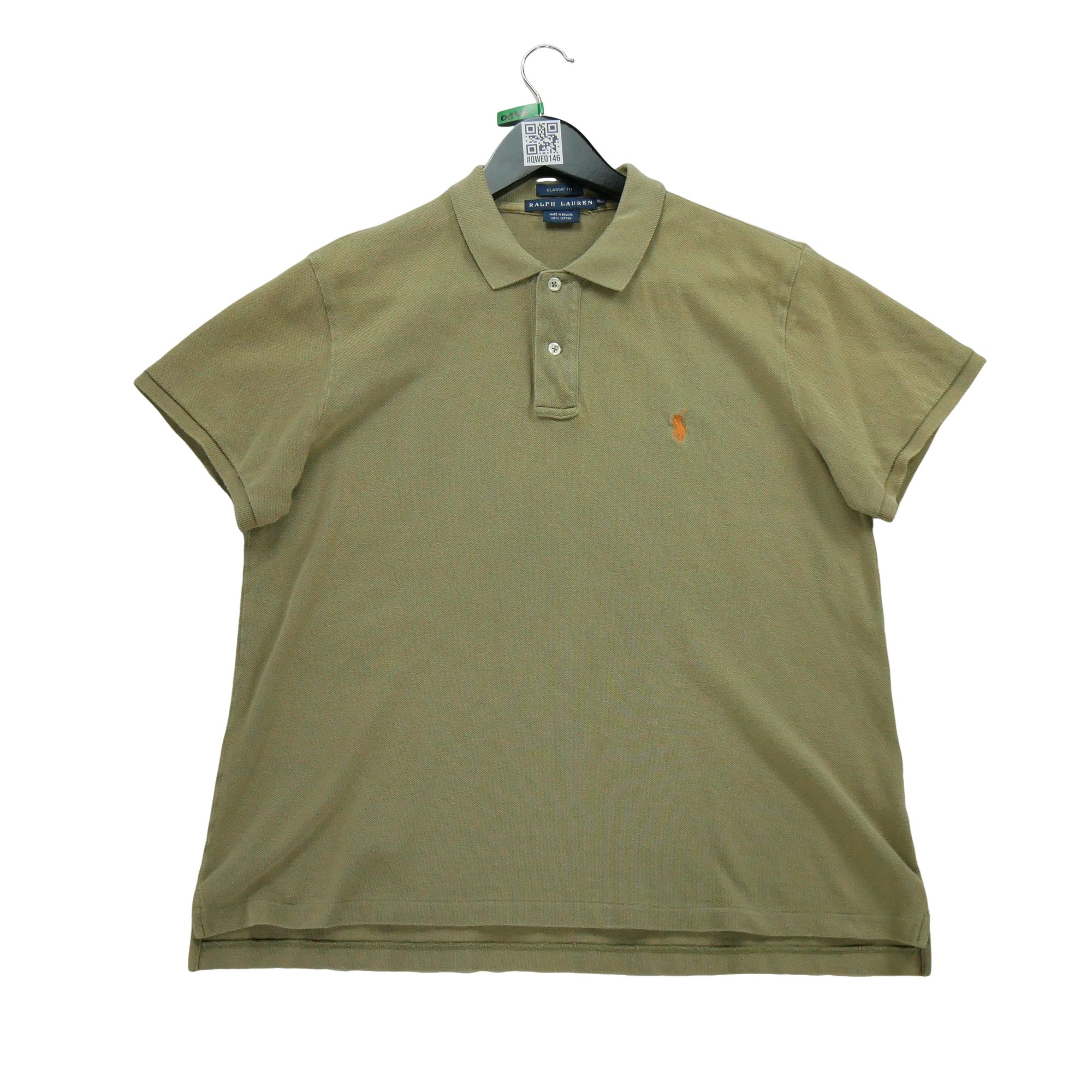 Polo manches courtes Femme Kaki – Image 2