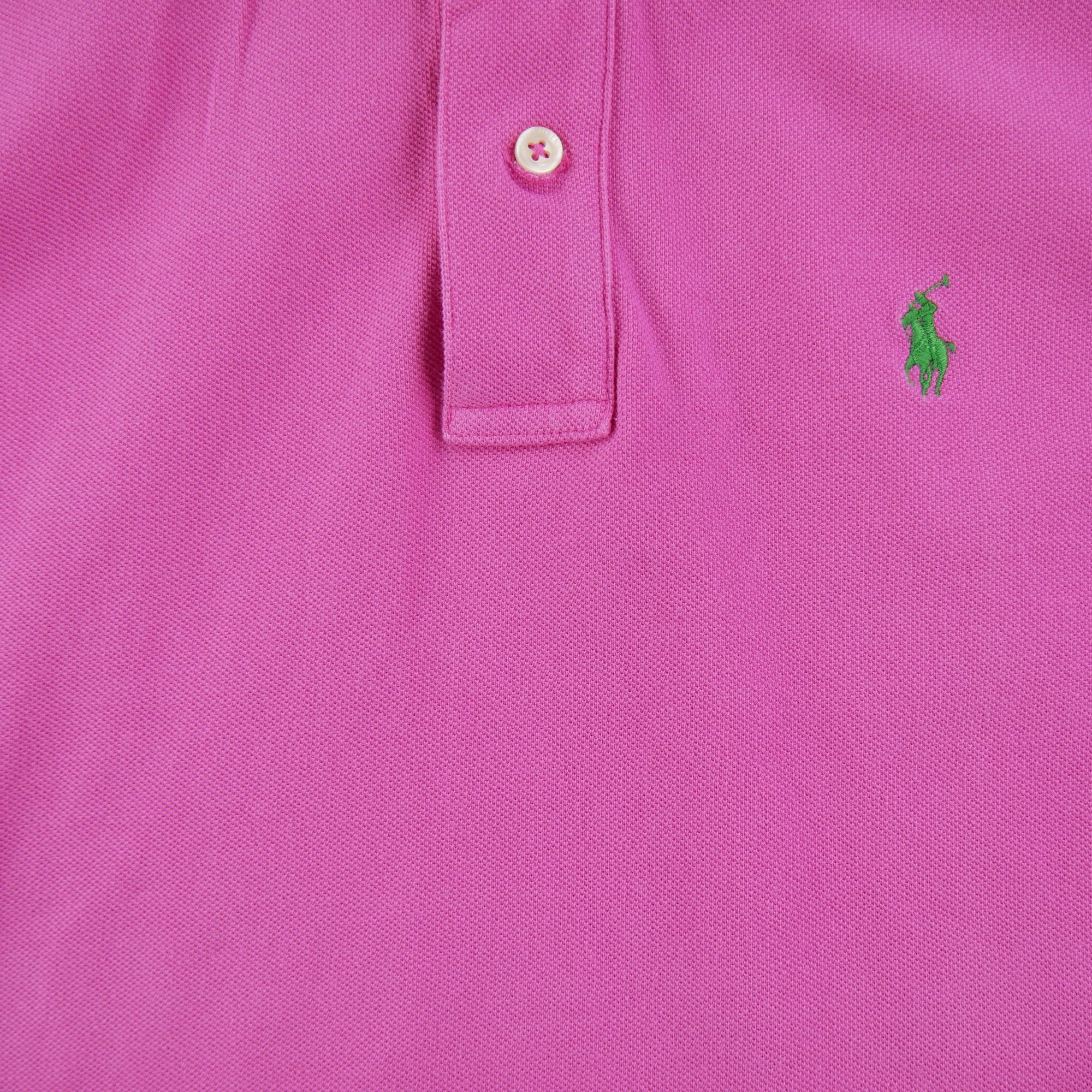 Polo manches courtes Femme Rose – Image 4