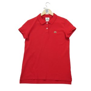 Polo manches courtes Femme  Rouge