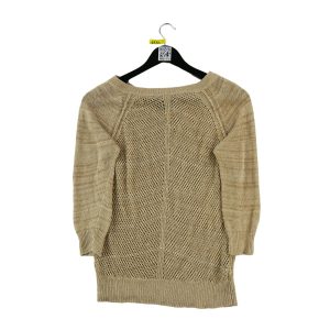 Pull Femme  en lin Beige