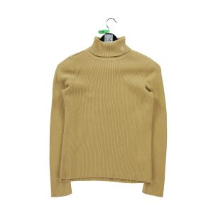Pull Femme  col roulé Beige