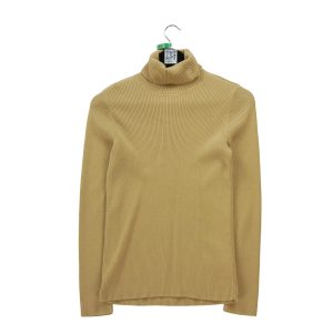Pull Femme  col roulé Beige