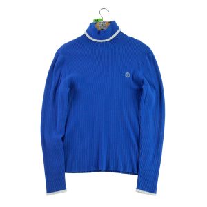 Pull Femme  col roulé Bleu