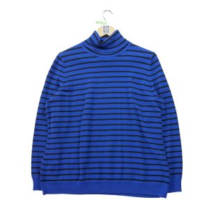 Pull Femme  col roulé Bleu