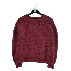 Pull Femme  en laine Bordeaux