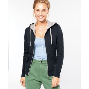 pull zippé femme