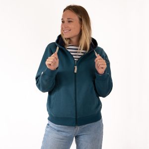 pull zippé femme