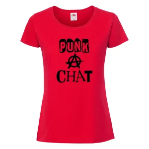 T-shirt PUNK À CHAT