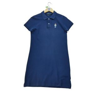 Robe Femme Bear en piqué Marine