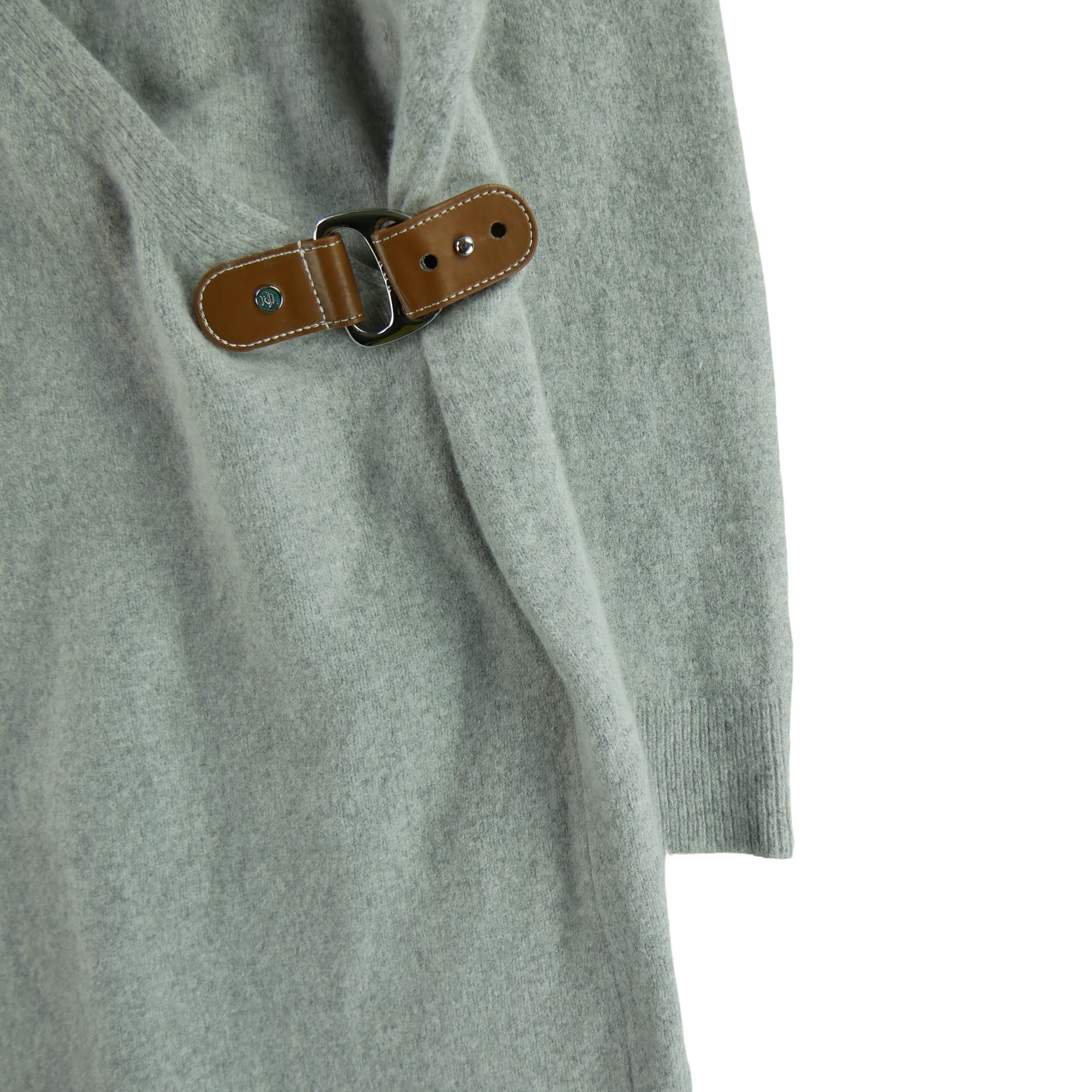 Robe Femme en laine Gris – Image 3