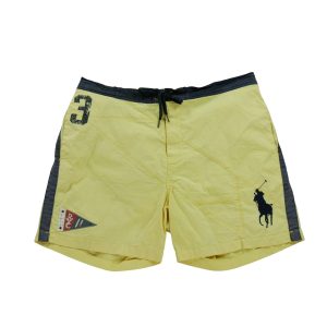 Short de bain Homme Jaune