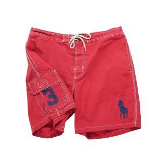 Short de bain Homme  Rouge