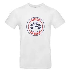 T-shirt SMILE IS BIKE