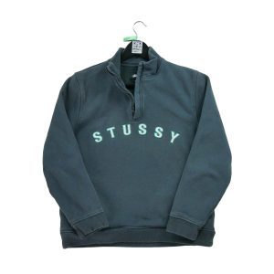 Sweat Homme  Quarter Zip Gris