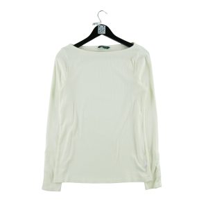 T-shirt manches longues Femme  Blanc