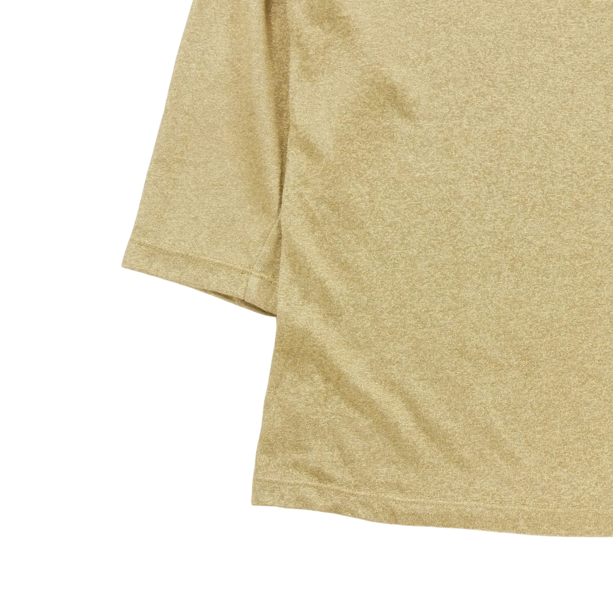 T-shirt manches longues Femme Doré – Image 4