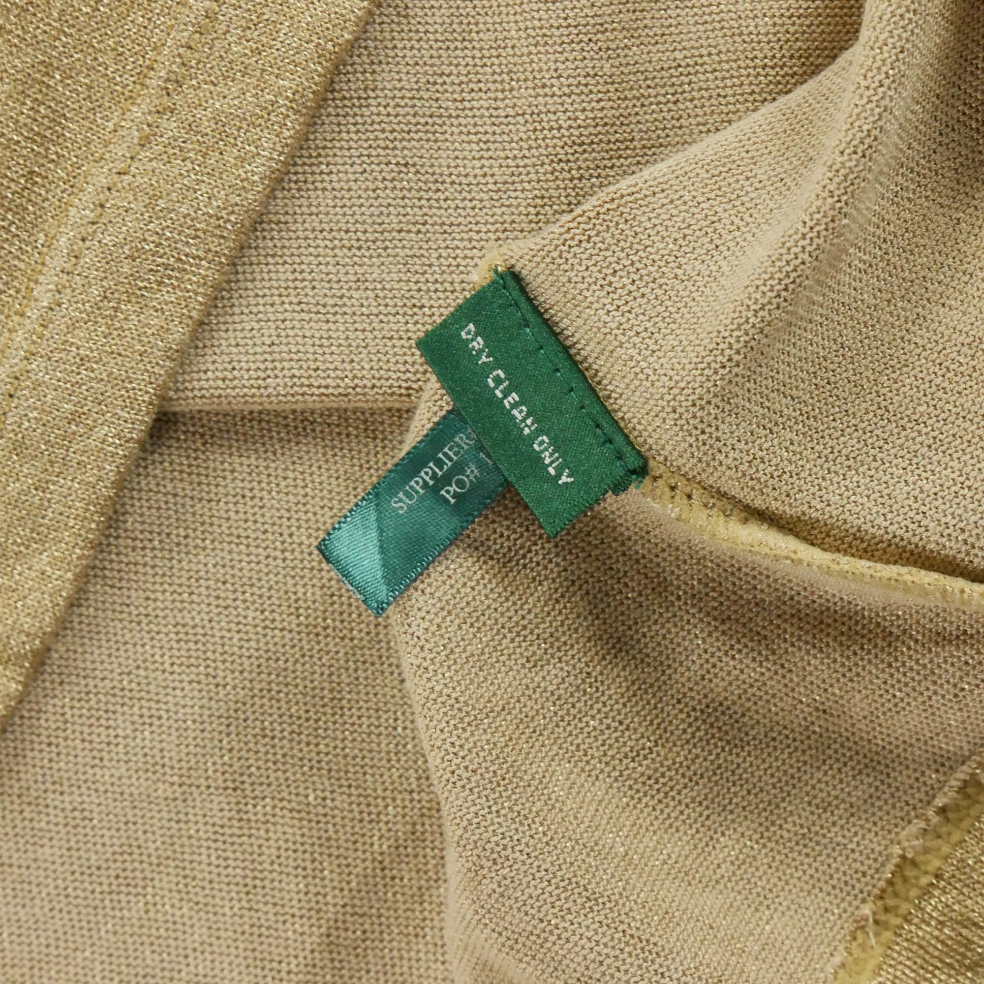 T-shirt manches longues Femme Doré – Image 6